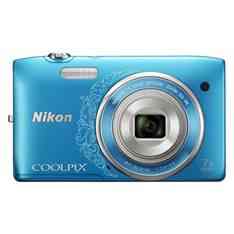 Kit Camara Digital Nikon Coolpix S3500 Azul 201 Mp Zo 7x Hd Lcd 27 Litio Funda